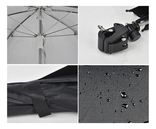 De Cámara Con Soporte De Accesorio De Clip Parasol Para