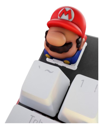 Keycap Super Mario  Impreso En Resina 3d