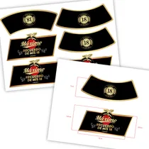 Comprar Kit Etiquetas De Cervezas Personalizadas Miller. Imprimibles