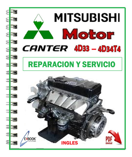 Manual Reparación Motor Mitsubishi Fuso Canter 4d33-4d34t4.