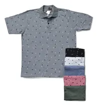 Comprar Chombas Estampadas Algodón Talles Especiales Del 54 Al 76