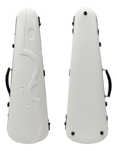 Estuche Para Violin 4/4 Carcasa Rigida Impermeable Blanco