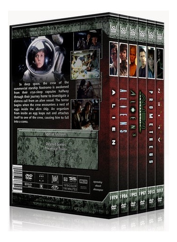 Alien - Saga Completa - 7 Films (1979-2024) - Dvd