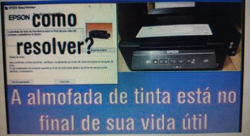 Reset Epson, Almofada De Tinta, Fim Da Vida Útil, + 80 Reset