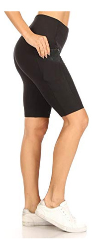 Leggings Depot Yl7as10-negro-m Mujer De 10  De Alta Gkmwx