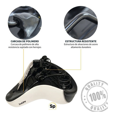 Asiento Para Bicicleta Vintage Diseño Ergonómico Prostatico