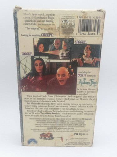 Los Locos Addams Pelicula Formato Vhs 1992 Bootleg (Usado)
