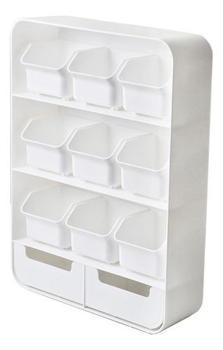 Caja Organizadora De Escritorio Con Varios Cajones