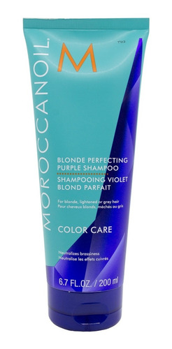 Moroccanoil Color Care Shampoo Silver Matizador Rubios 200ml