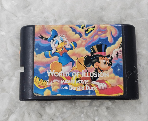 Sega Mega Drive Jogo Paralelo - World Of Illusion