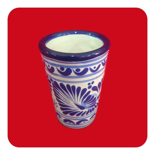 Imagen 4 de 8 de Set 60 Tequileros De Talavera Poblana Tradicional Tql