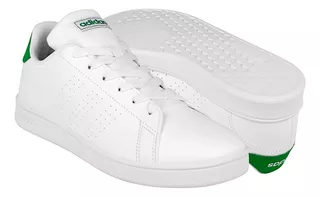 Tenis Joven adidas Advantage Gy6995 Simipiel Blanco