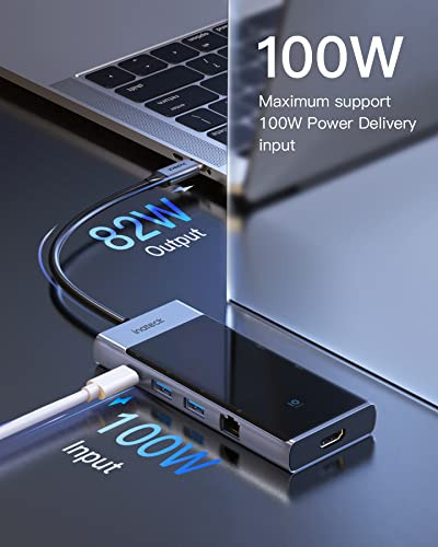 Inateck Usb 3.2 Gen 2 Speed, Hub Usb C Con 8 Puertos, Hb2023