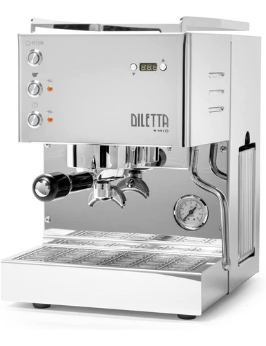 Diletta Mio Steel Cafetera Expreso Control Pid Compacta 2 L