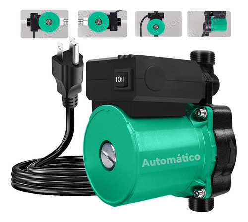 Bomba Presurizadora Automática De Agua Eléctrico 1/6 Hp Bomba De Acero Inoxidable Para Fría Y Caliente