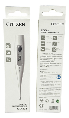 20 Piezas Termómetro Digital Citizen Cta-303