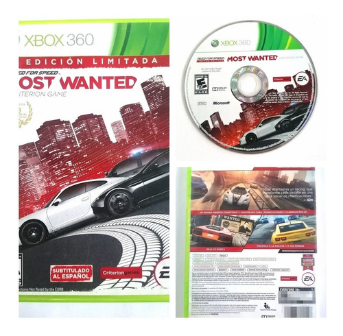 Need For Speed Most Wanted Limited Edition Xbox 360 (Reacondicionado)