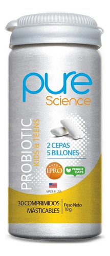 Pure Science Probiotic Kids & Teens 30comprimidos Masticable