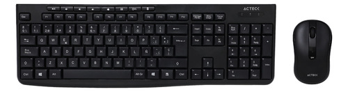 Combo 2 En 1 Inalambrico Acteck Teclado/ Mouse Mk225 2.4mhz