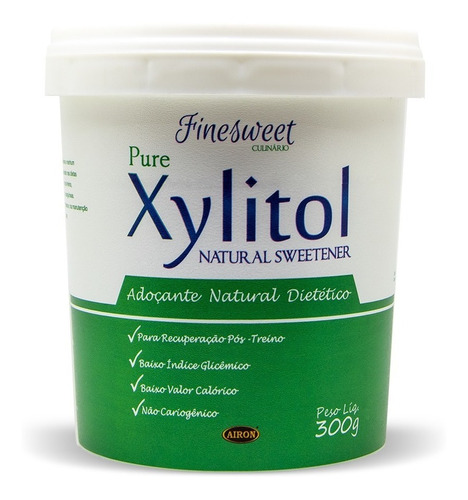 Xilitol Adoçante Natural Xylitol 300g Finesweet