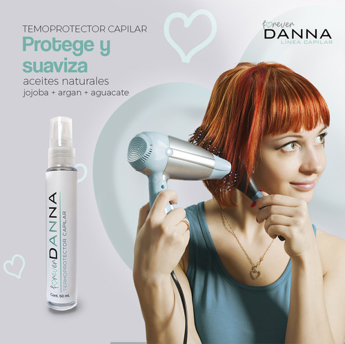 Serum Termoprotector Cuidado Capilar Forever Danna