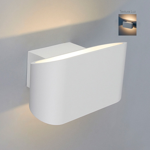 Imagen 6 de 7 de Lámpara De Pared Blanco Interior, 7w, Luz Cálida, Tecnolite
