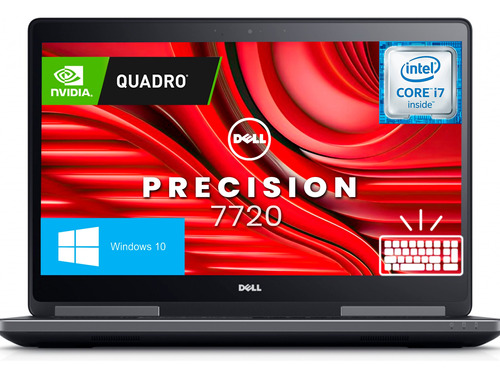 Dell Precision Nvidia Quadro Core I7 6th 16gb Ram 1tb Ssd