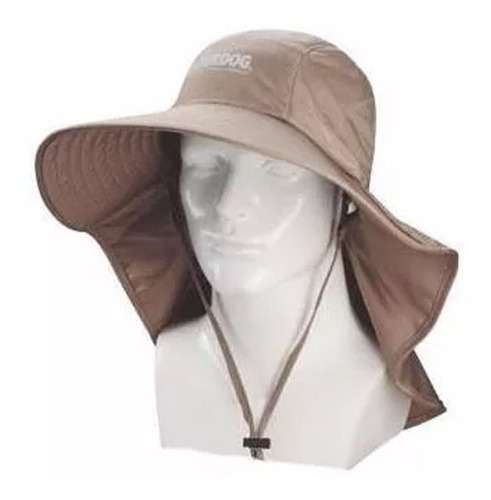Imagen 4 de 5 de Gorro Waterdog Sombrero Con Ala Cubre Nuca Pesca Camping