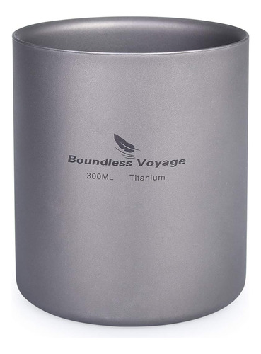Copa De Titanio De Doble Pared Boundless Voyage 3 En 1, R...
