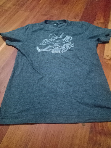 Remera Manga Corta T 16 O S Adulto Rip Curl Gris Playa Palme