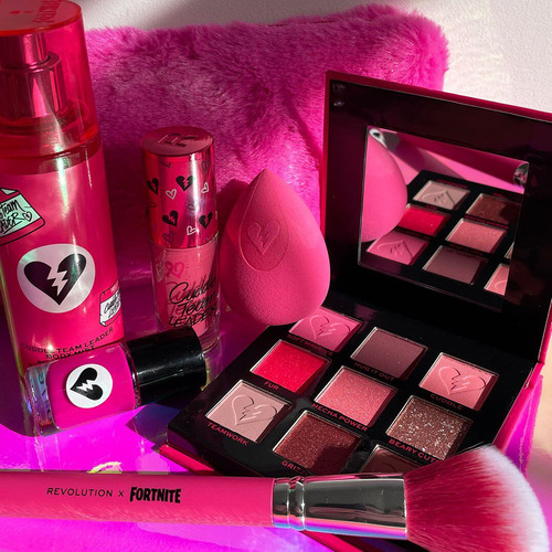 Fortnite X Revolution Coleccion Completa Maquillaje 27 Art.