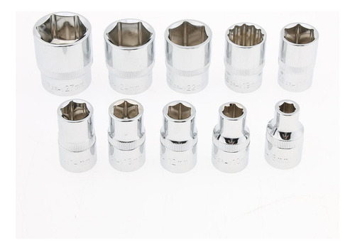 13pcs Dados De Llave Llave De Llave De Trinquete Para Motor