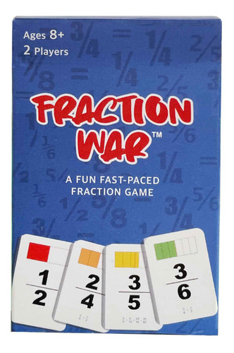 Fraction War Math Game - Divertido Juego De Matemáticas Pa.