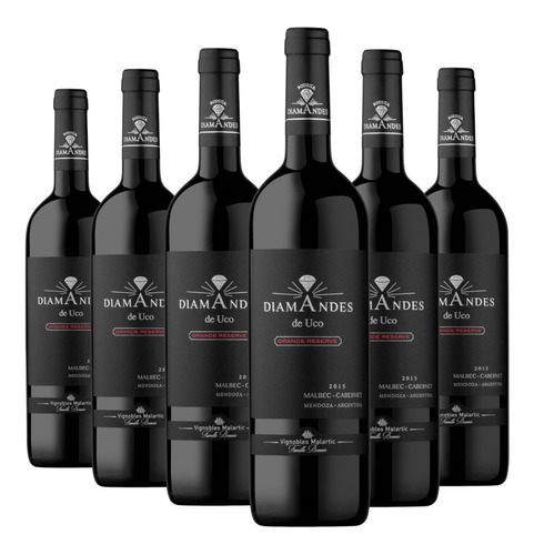 Vino Diamandes De Uco Grande Reserva X 6 X 750ml. --