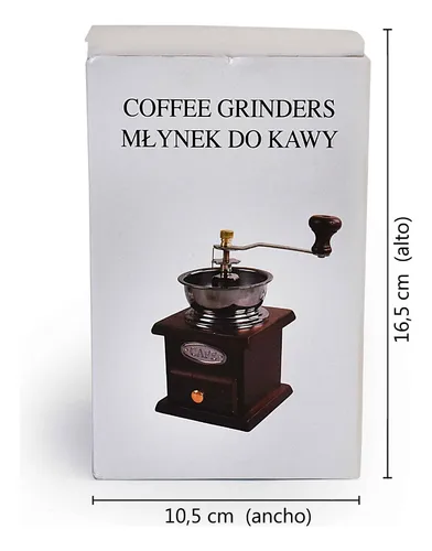 Molinillo Café Cerámica Estampada, Manual, Regulable, 10608