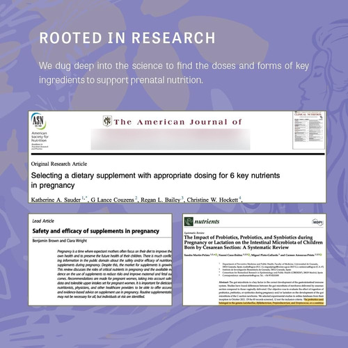 Vitaminas Prenatales Con Dha Nutritional Roots 60 Capsulas