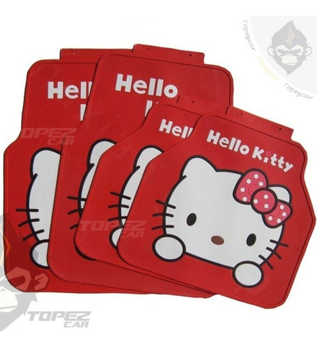 Pisos Tapete De Jebe Hello Kitty Universal Juego Completo