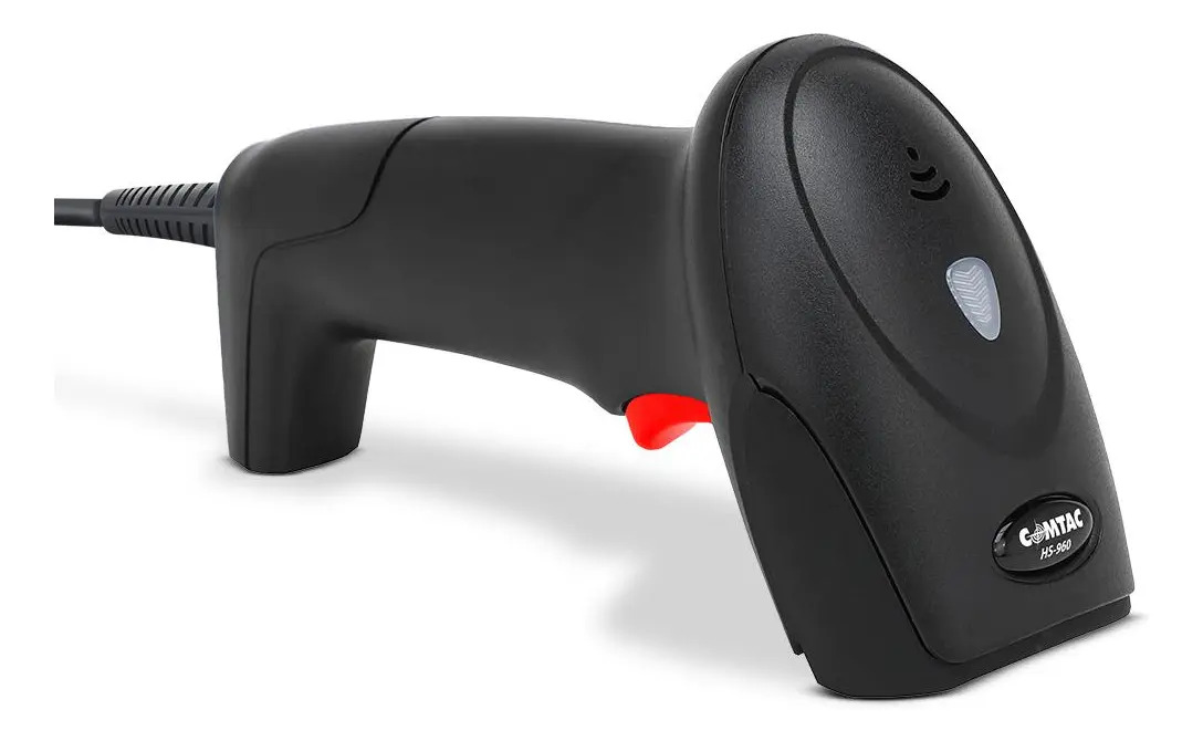 Leitor De Código Barras Comtac Laser Usb 1d Preto
