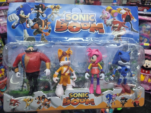 Set De 4 Figuras Sonic Boom