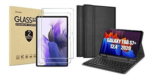 Protector De Pantalla Para Galaxy Tab S7 Plus Con Funda