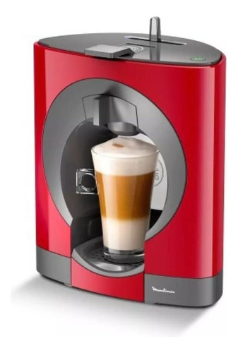 Cafetera Nescafé Moulinex Dolce Gusto Oblo automática roja para cápsulas monodosis 220V