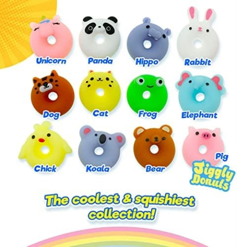 Ja-ru Mini Mochi Squishy Animals (1 Paquete) Lindos Squishie