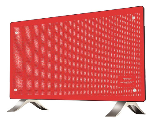 Vitroconvector Plano Peabody 2000 Watts Rojo! Color Rojo