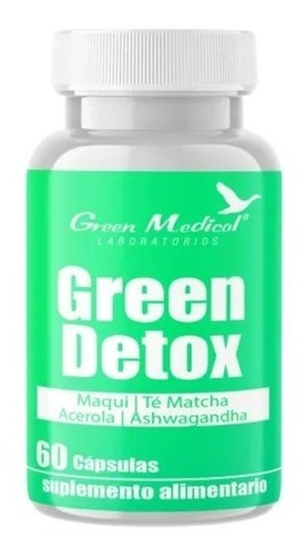 Green Detox 60 Cápsulas Green Medical(desintoxicante)