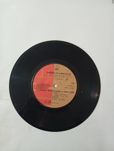 Vinilo Single De Olivia Newton John- Botes Contra ( I29 (Usado)