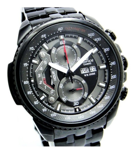Reloj Casio Edifice Ef-558bk-1av - 100% Nuevo Y Original
