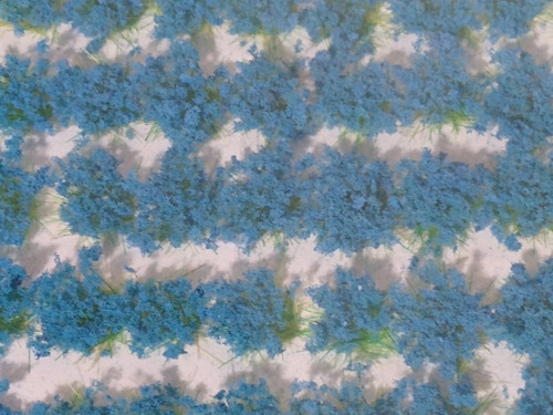 Imagen 3 de 5 de Nico Blister De Matas Y Flores Azules De 10 Mm H0 (pmf 01)