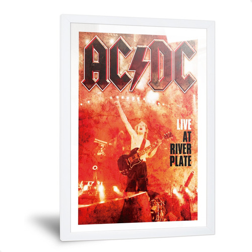 Cuadros Ac Dc Ac/dc Live River Plate Angus Young 20x30cm