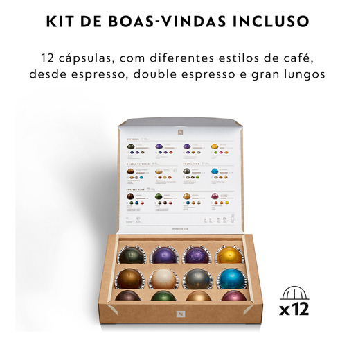Cafeteira Nespresso Vertuo Pop Pantone Edição Limitada 110v