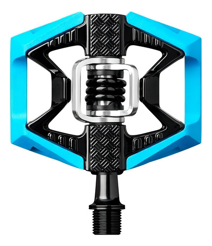 Pedal azul Double Shot 2 de Crank Brothers